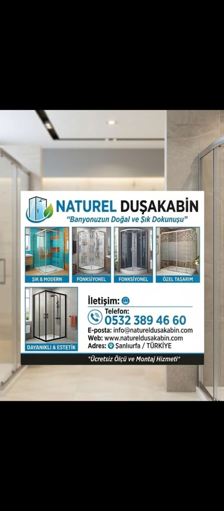Akabe toki Duşakabin >05321389466<