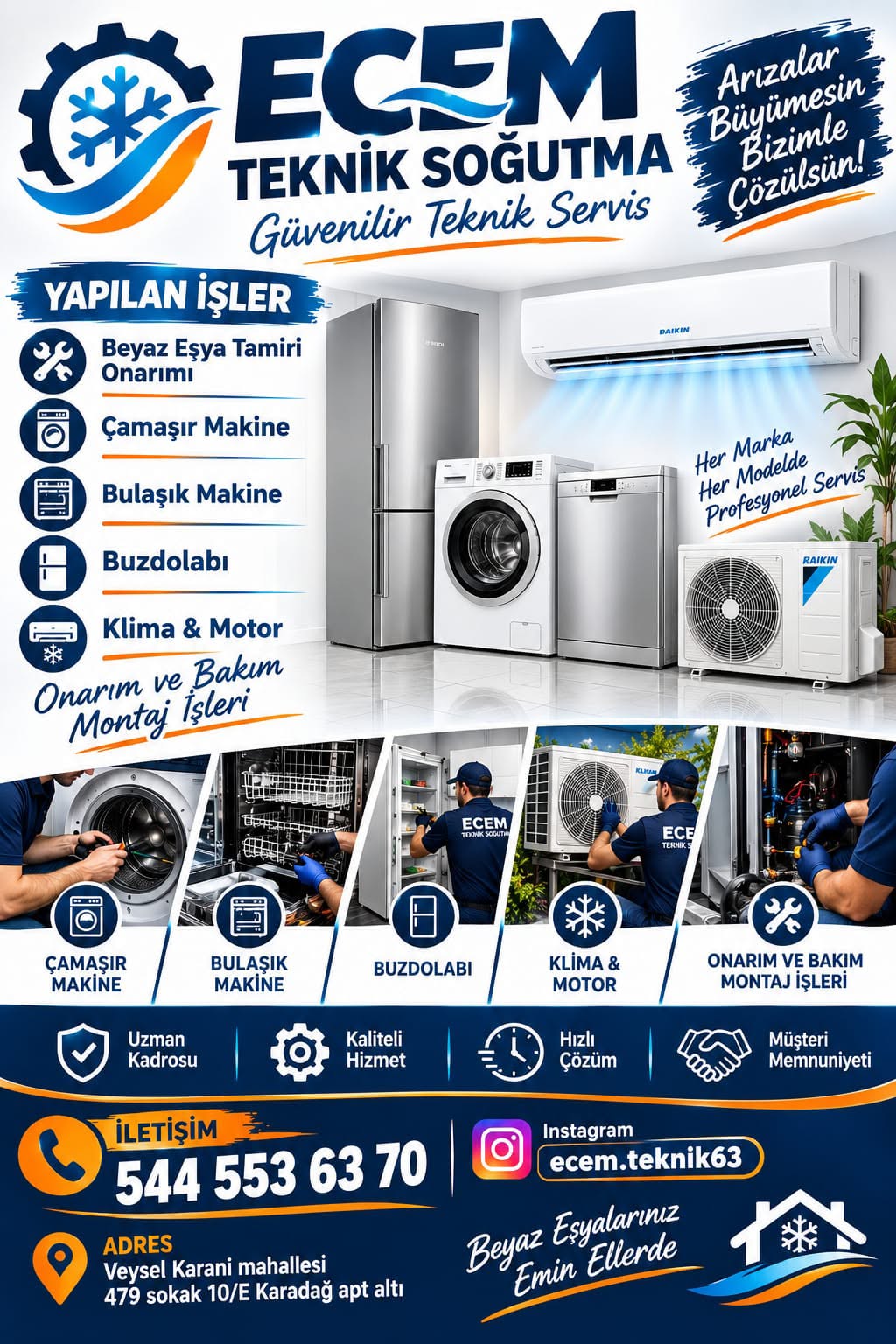 ECEM TEKNİK SOĞUTMA >05445536370< Ş.URFA