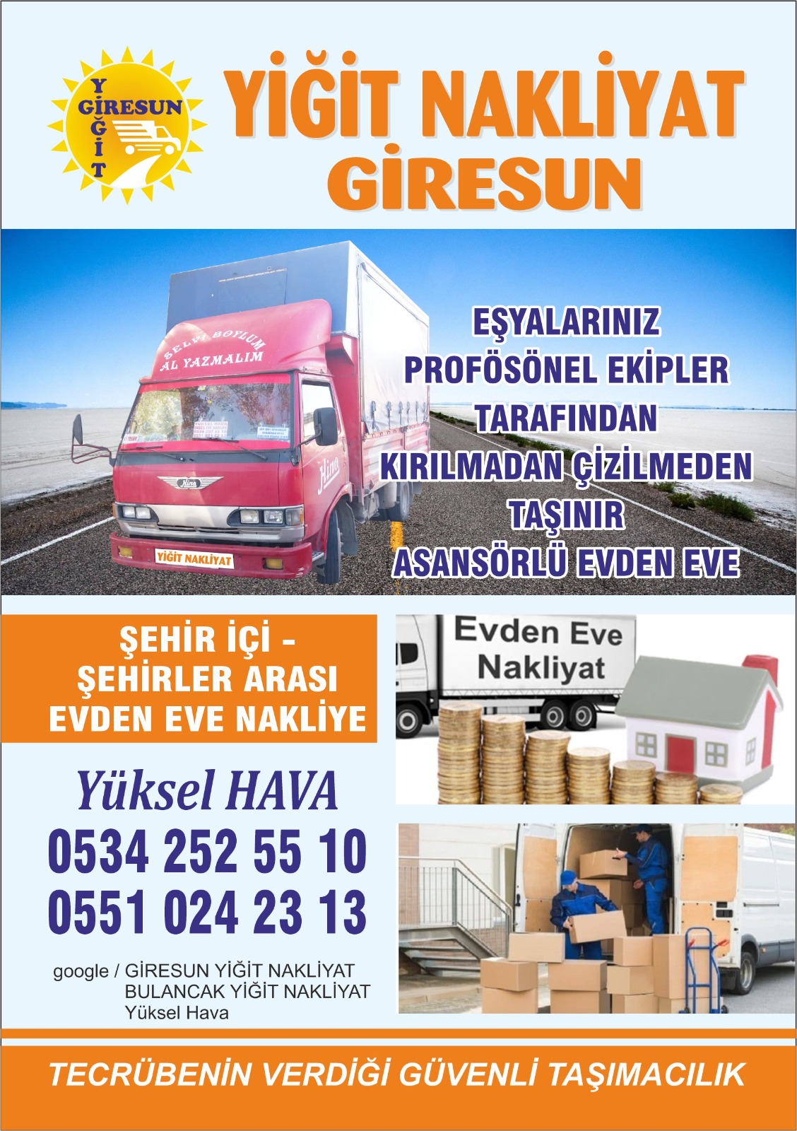 Yiğit Nakliyat bulancak Giresun >05342525510<